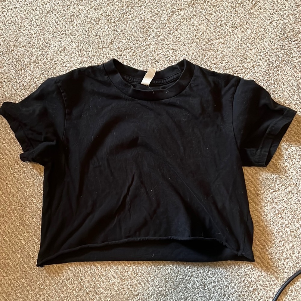 Lil Black Crop Top